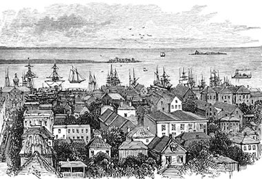 Charleston Harbor, South Carolina Colony